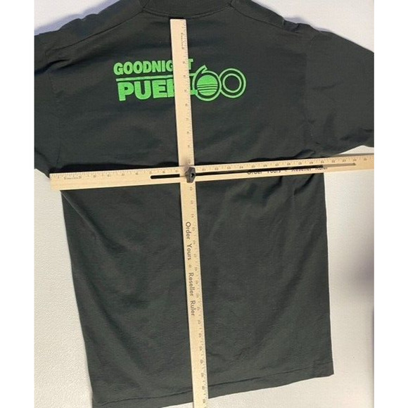 VTG Colorado Shirt Adult XL Goodnight Pueblo 90s Single Stitch Gopher Black - Picture 8 of 8